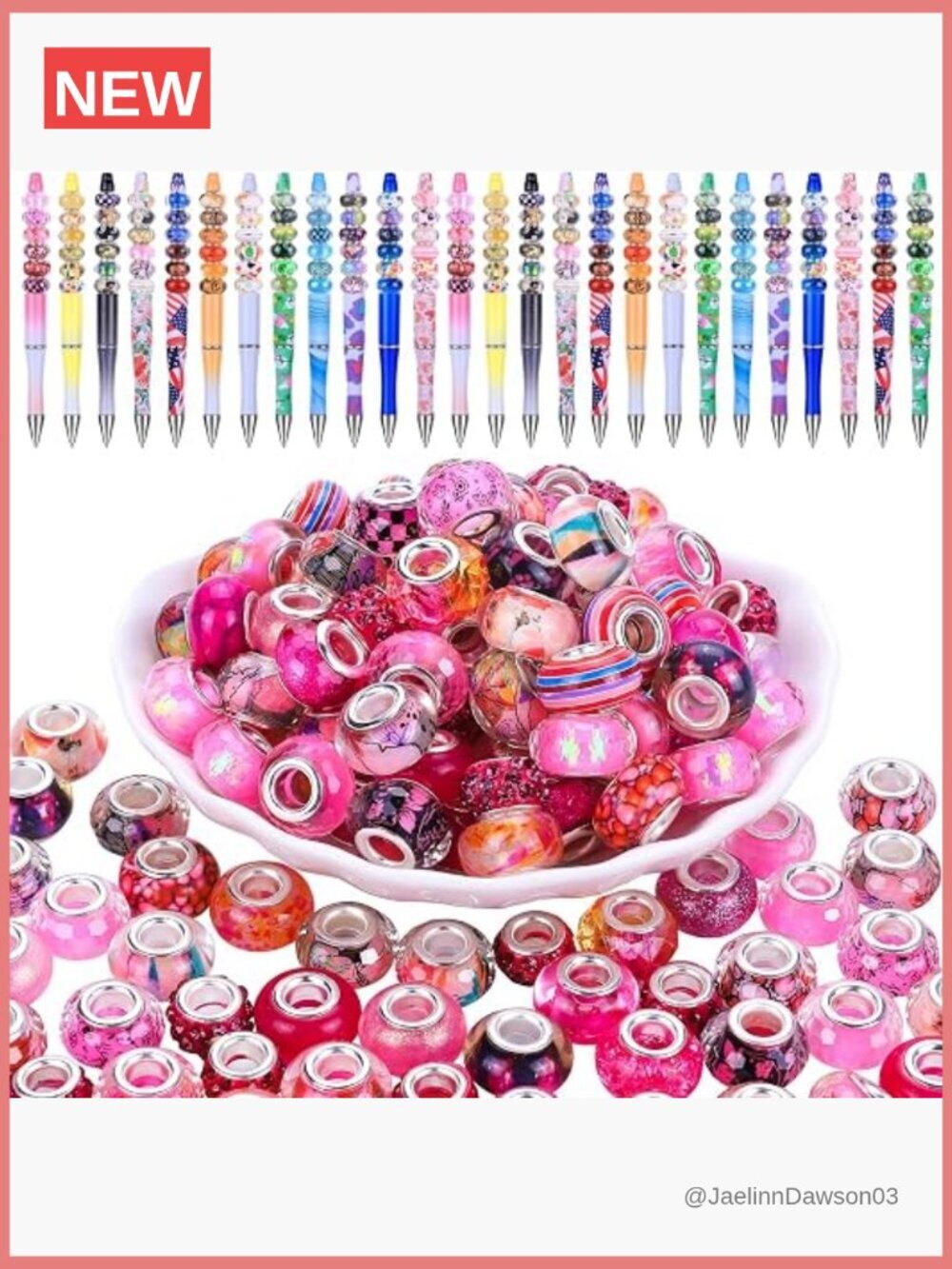European Large Hole Spacer Charm Beads for DIY Bracelet Jewelry Making